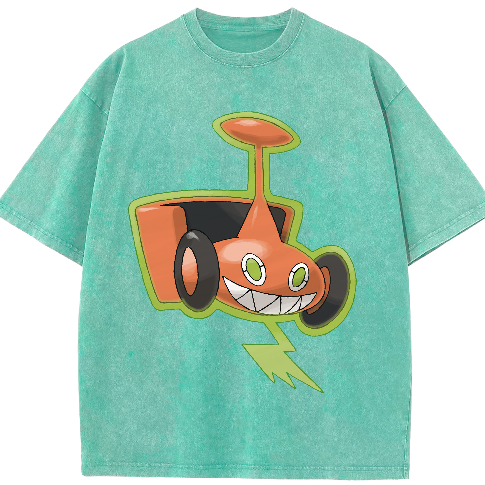 （画像用） ポケットモンスター Pokémon 綿100% ヴィンテージ風 半袖Tシャツ（フロントプリント）
